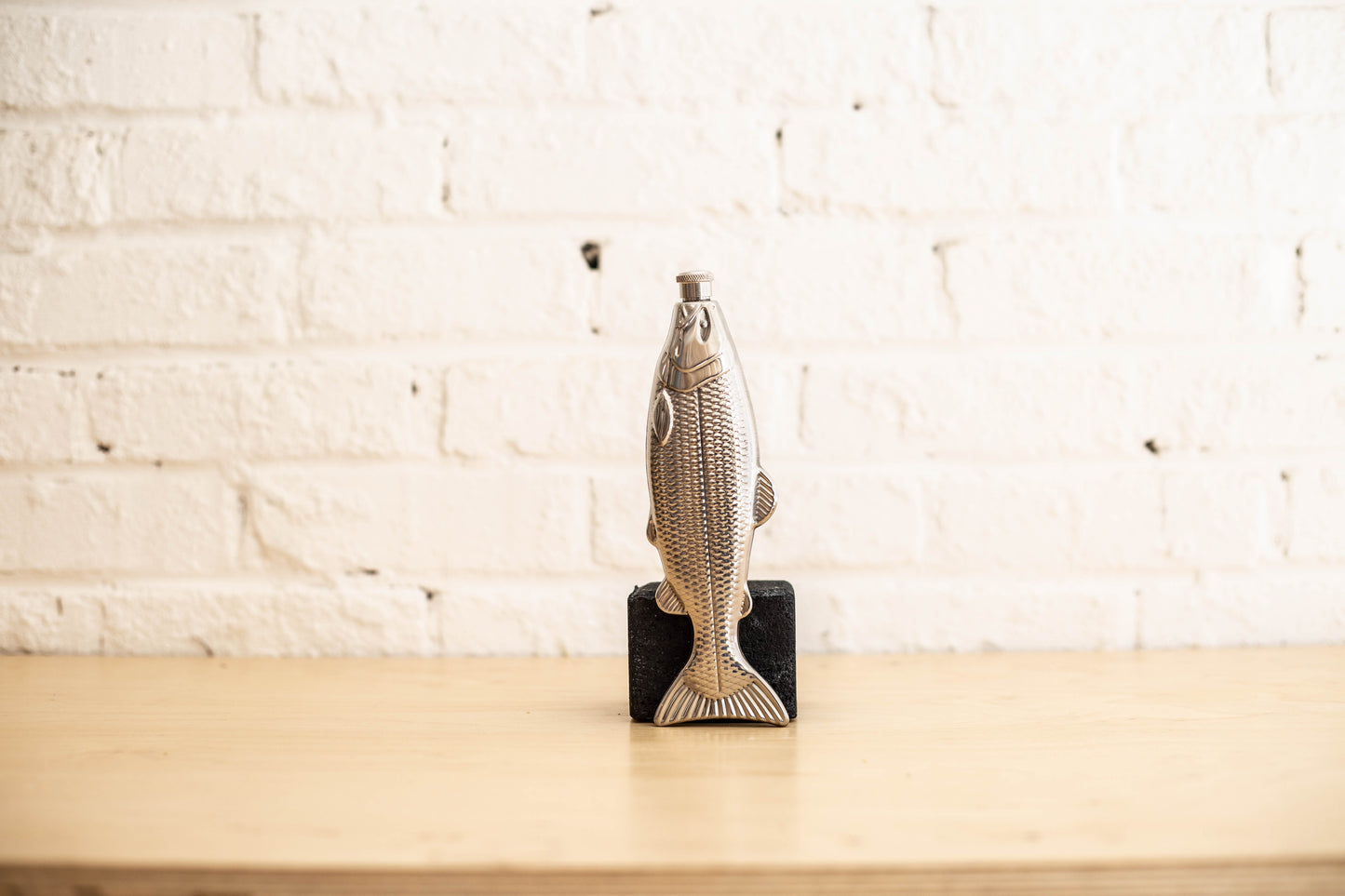 Flasque poisson en inox