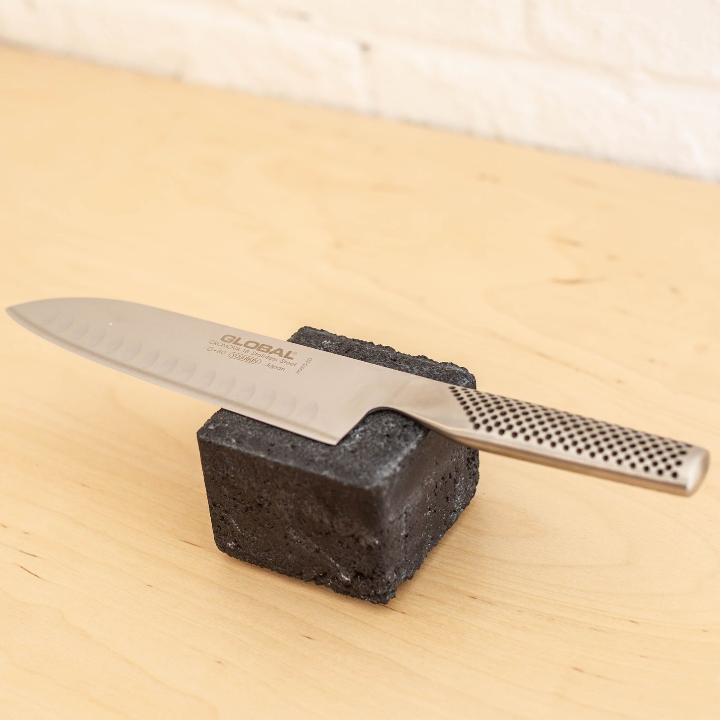 Couteau Santoku alvéolé G80 Global