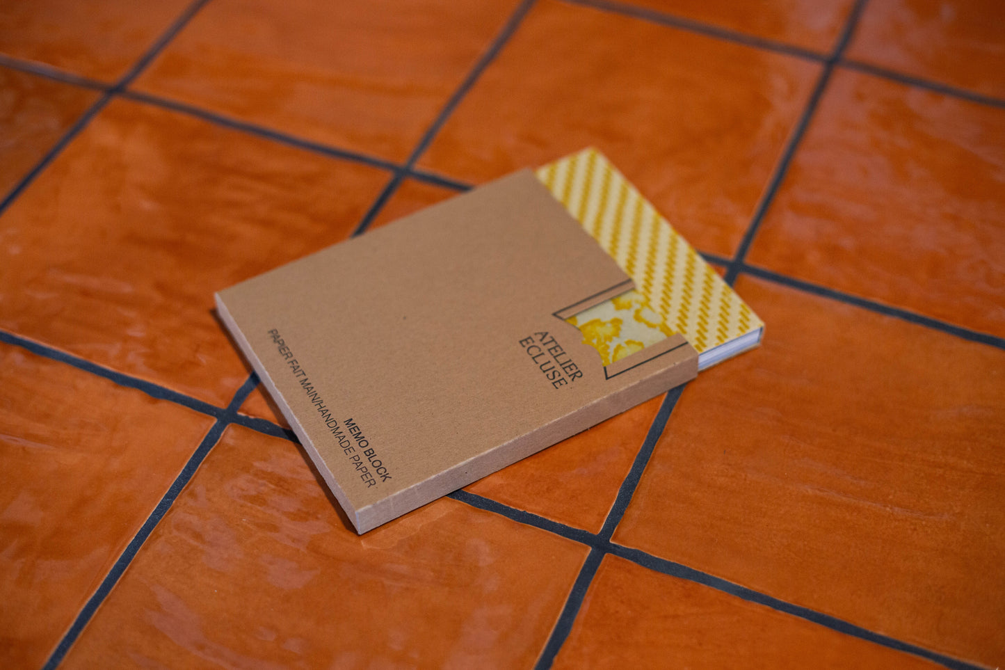 Bloc note jaune Equinoxe Atelier Écluse