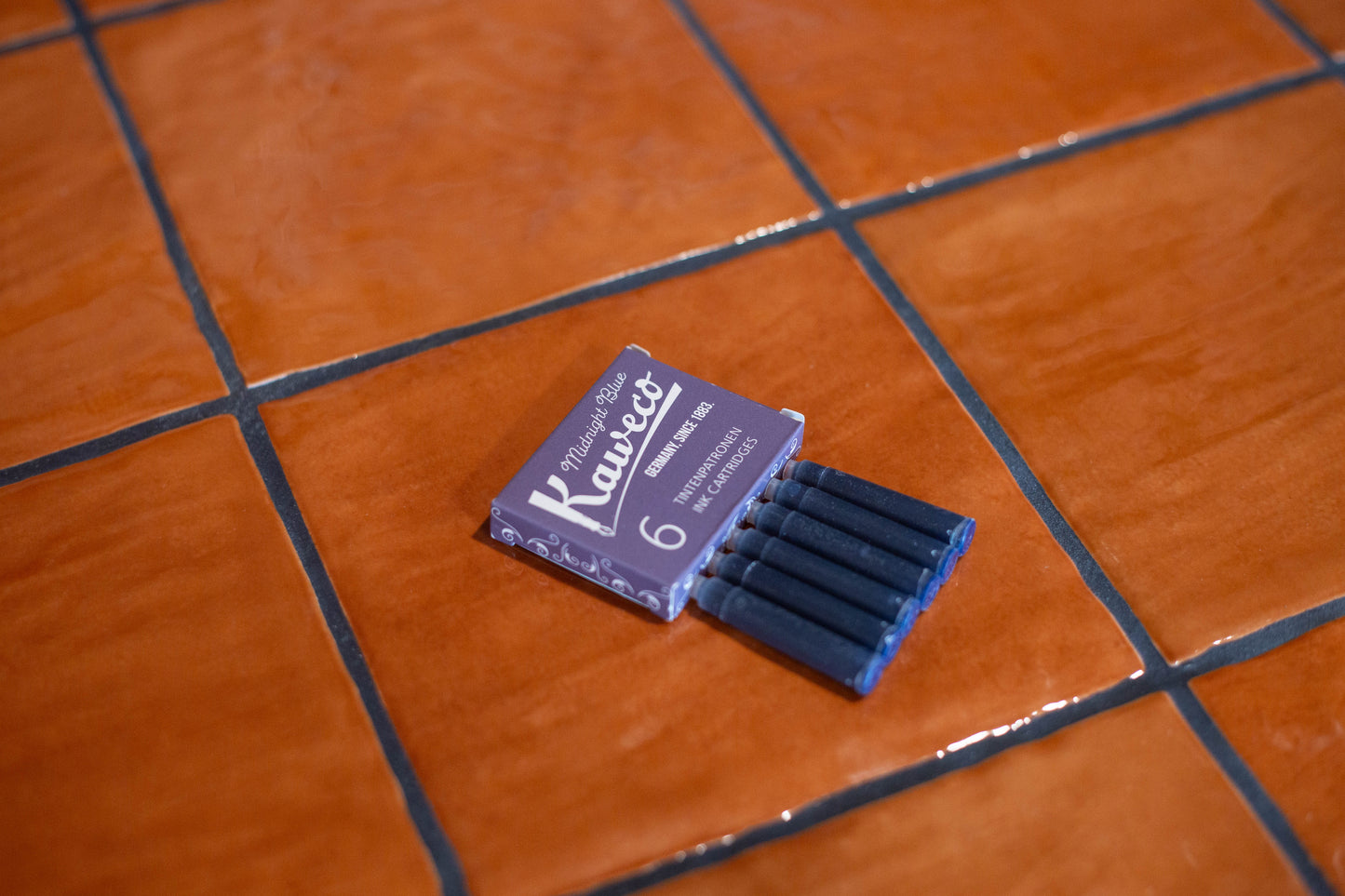 Paquet de 6 cartouches d'encre Bleu Minuit Kaweco