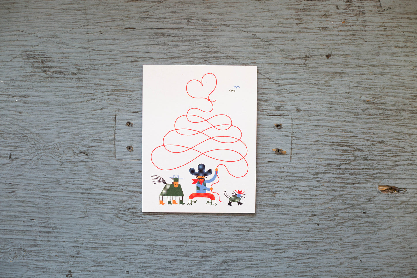 Carte de Vœux Cowboy