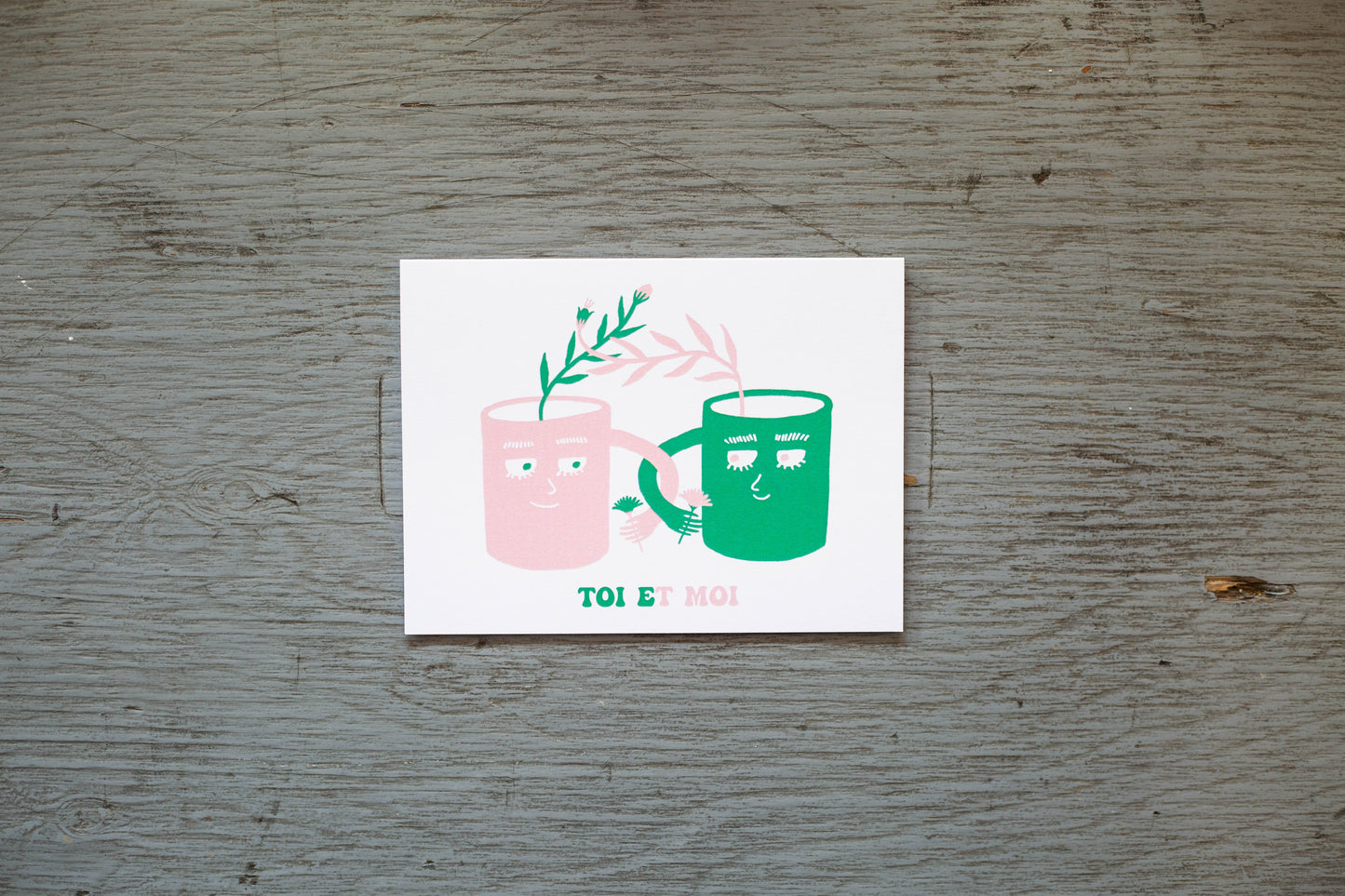 Carte de souhait - toi et moi / Foonie