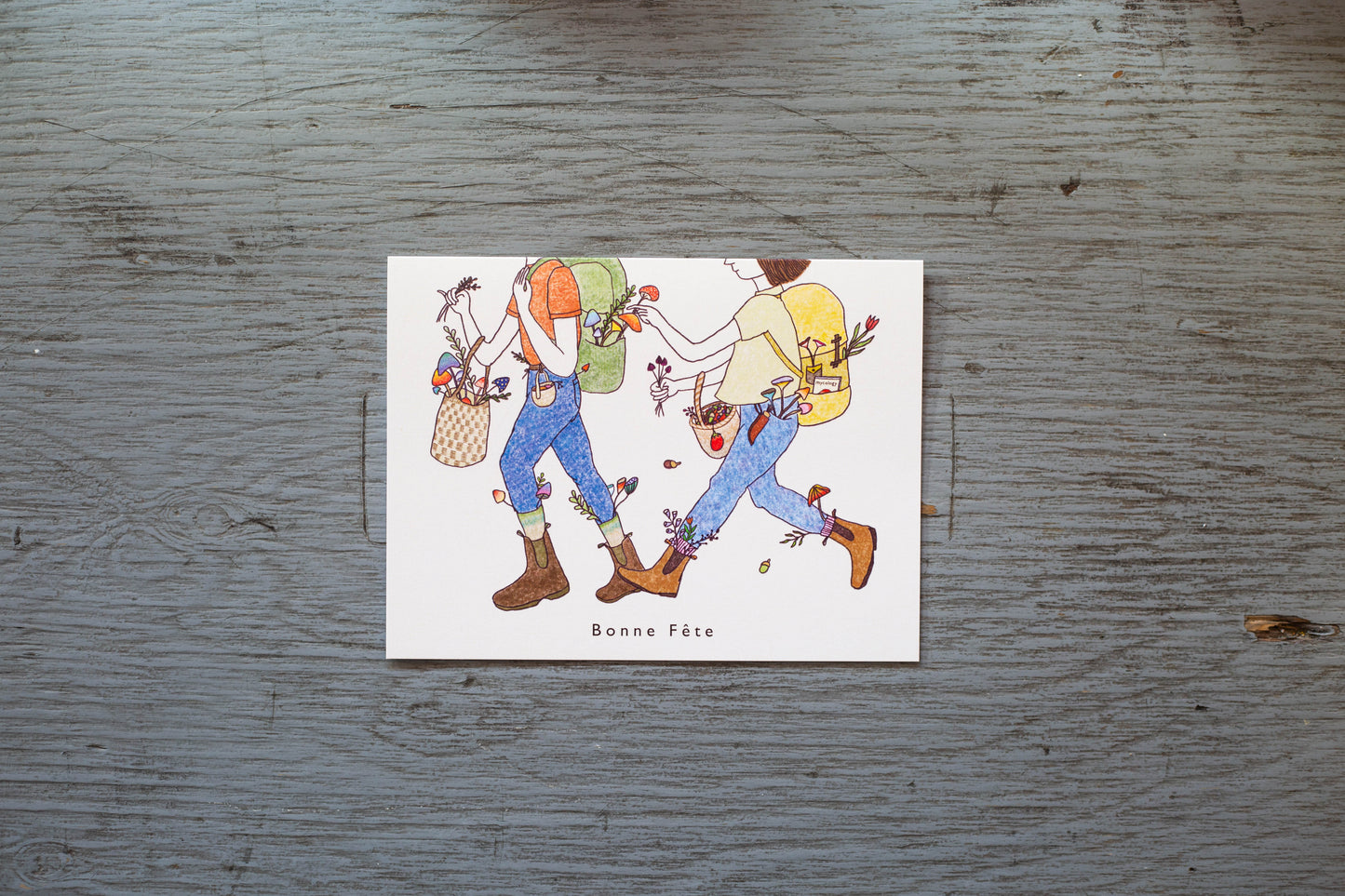 Carte de souhait - Bonne fête champignons / Foonie