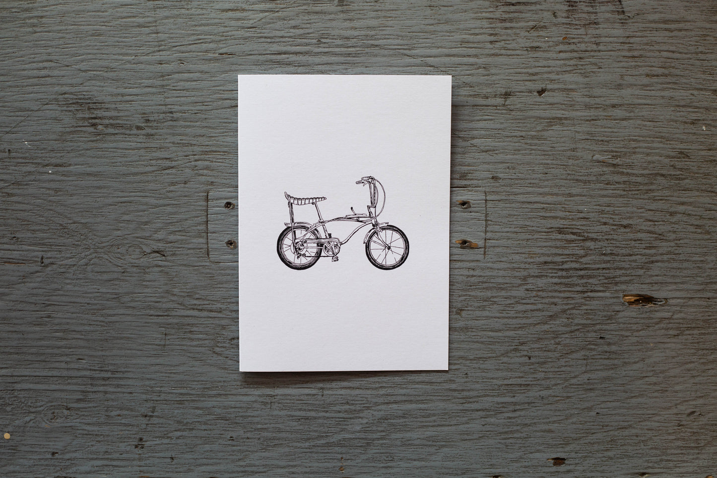 Carte de souhaits Cindy Labrecque - Bicyclette