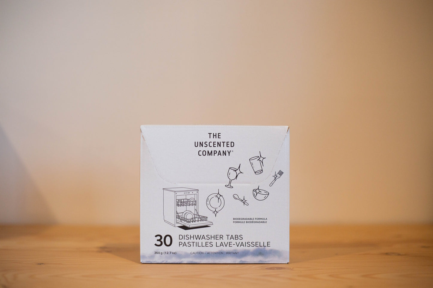 Pastilles lave-vaisselle sans fragrance 30 unités