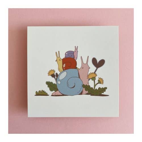 Mini illustration snail stack