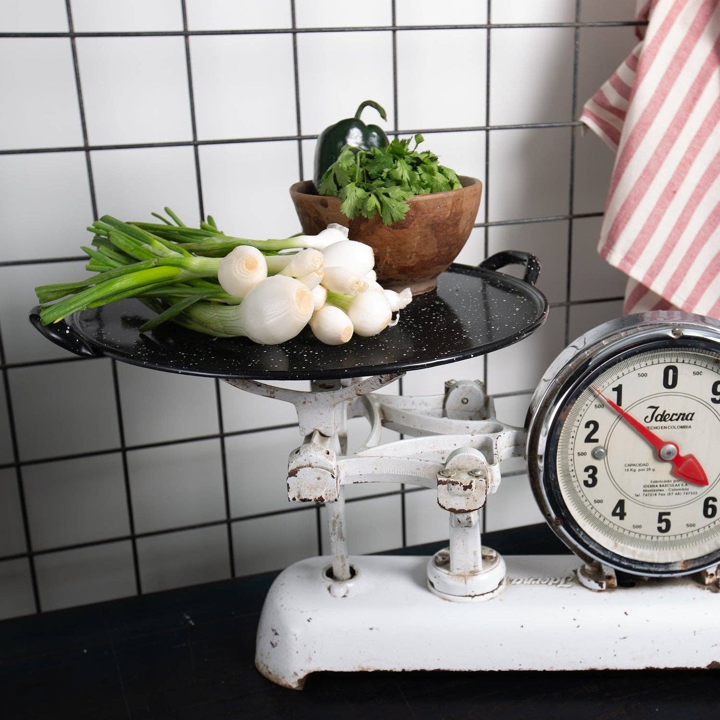 Comal - assiette acier émaillé