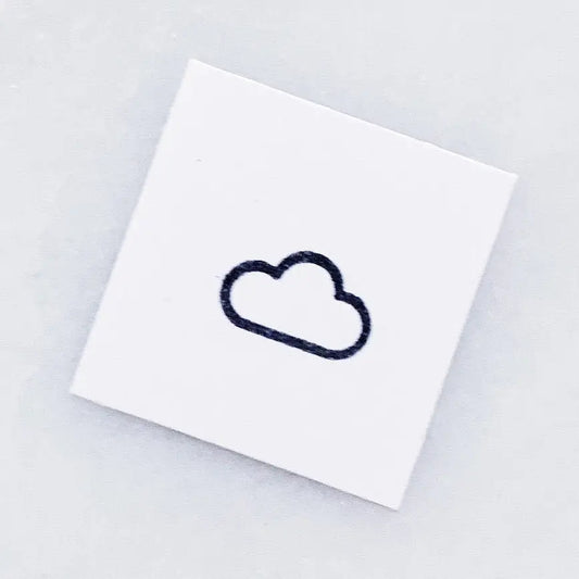 Mini estampe météo - nuage