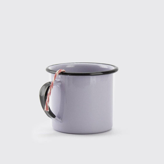 Tasse émaillée lilas