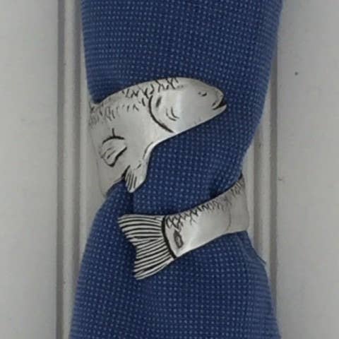 Rond de serviette poisson