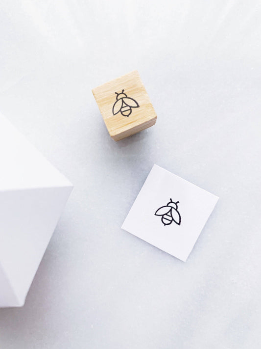 Mini estampe abeille