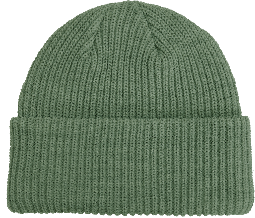 Tuque à rebord côtelée Sauge Arseno