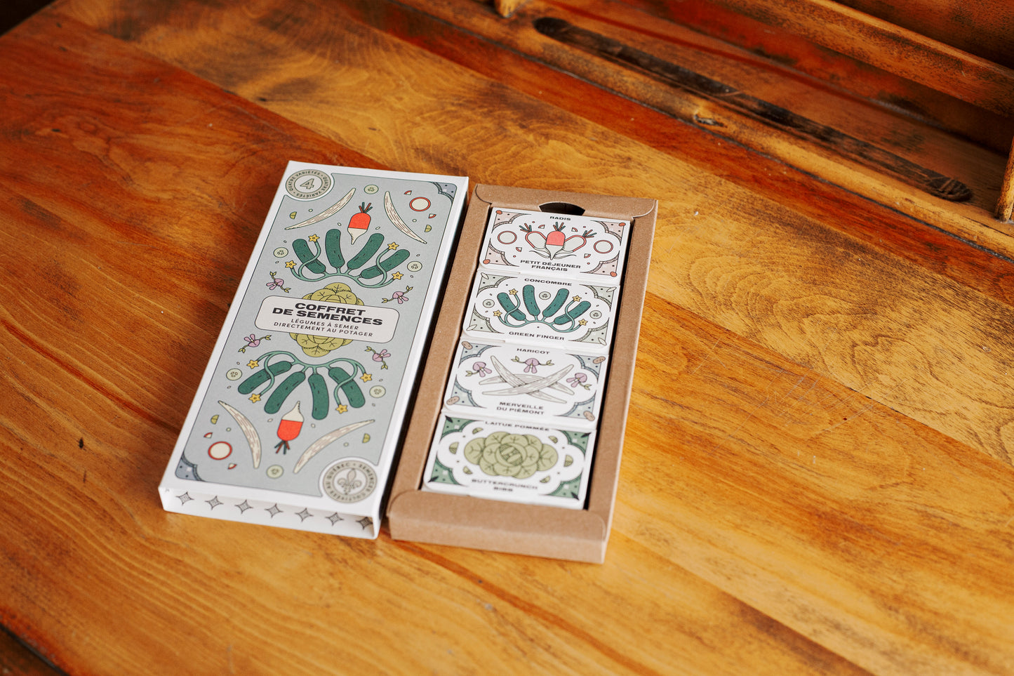 Coffret de semences - Légumes à semer directement au potager