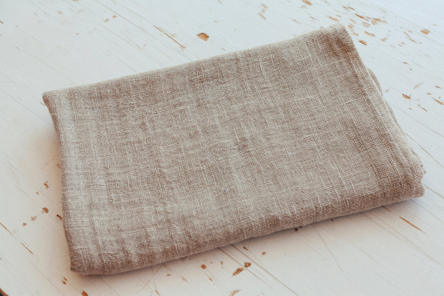 Grand foulard en lin Naturel