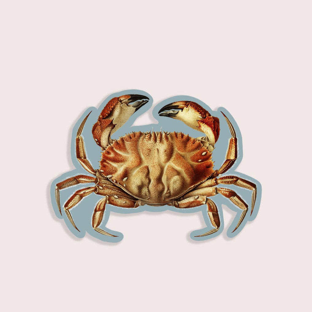 Autocollant Crabe Coquin