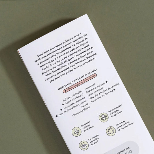 Coffret de semences - Fleurs pour abeilles et pollinisateurs