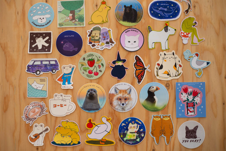 Autocollants partout !