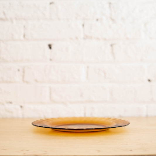 Assiette Picardie vermeil 26cm