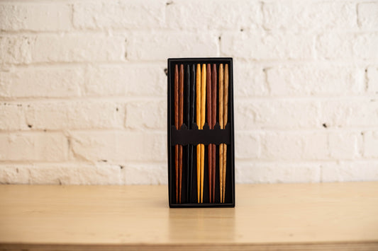 Coffret de 5 baguettes en bois