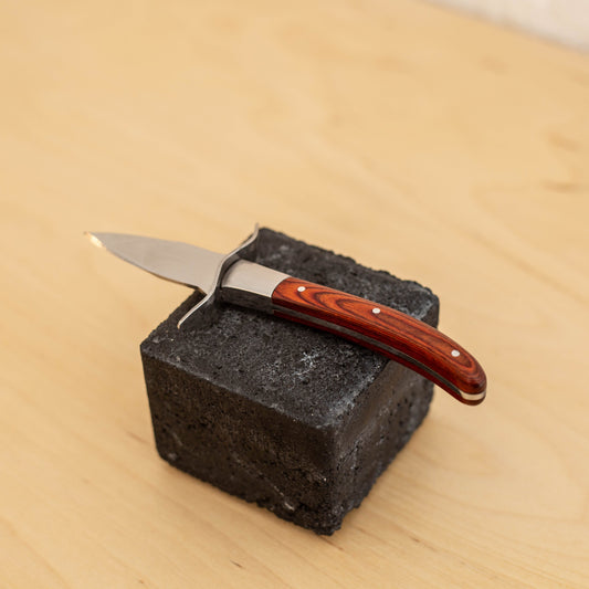 Couteau à huîtres avec étui