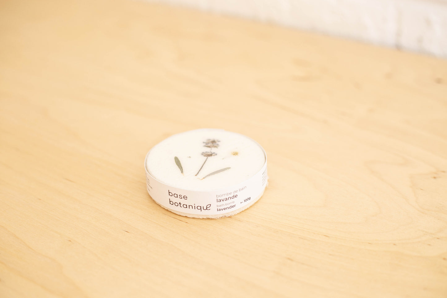 Bombe de bain lavande