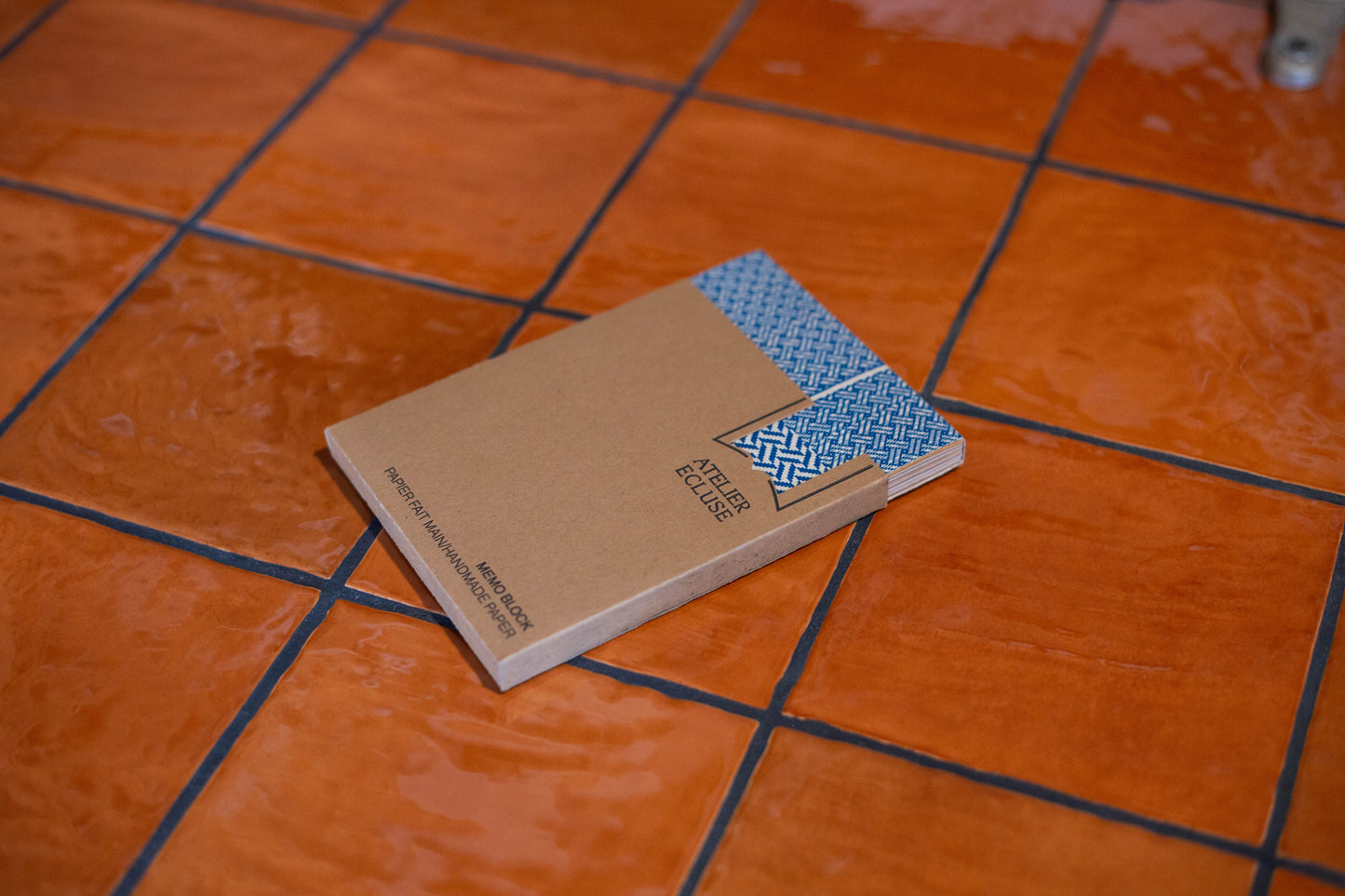 Bloc note bleu Aube Atelier Écluse