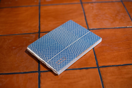 Bloc note bleu Aube Atelier Écluse