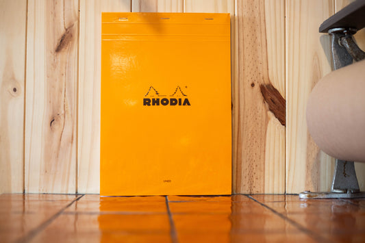 Bloc-Notes Ligné no.18 Orange Rhodia