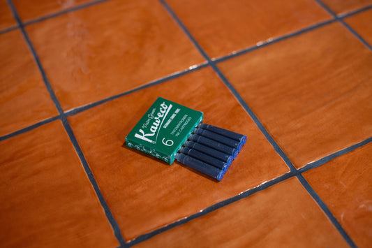 Paquet de 6 cartouches d'encre Vert Palmier Kaweco