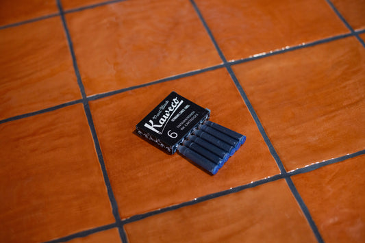 Paquet de 6 cartouches d'encre Perle Noir Kaweco