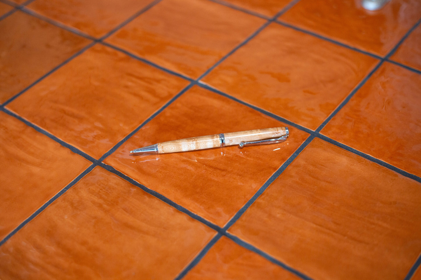 Stylo Forillon en érable à sucre Piqué