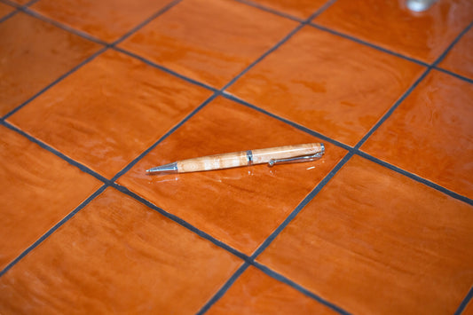 Stylo Forillon en érable à sucre Piqué