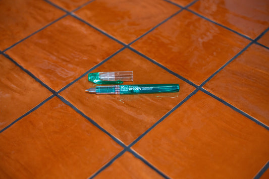 Plume fontaine Preppy vert