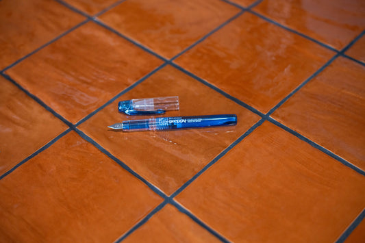 Plume fontaine Preppy bleu