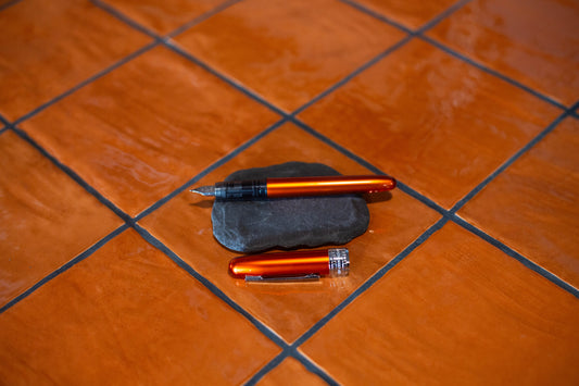 Plume fontaine plaisir Platinum nova orange