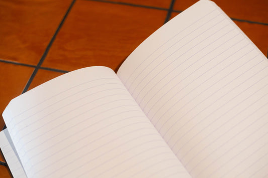 Cahier age-bag dos toilé bleu A5 Clairefontaine