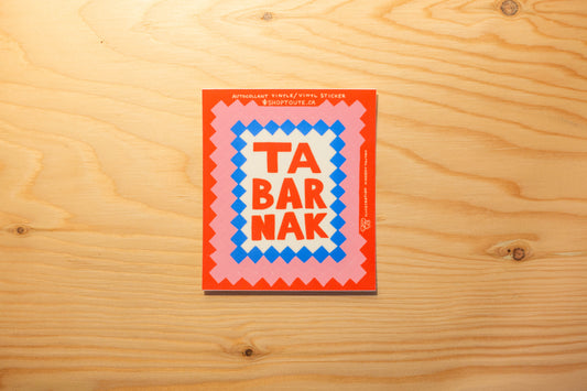 Autocollant tabarnak Studio Toute