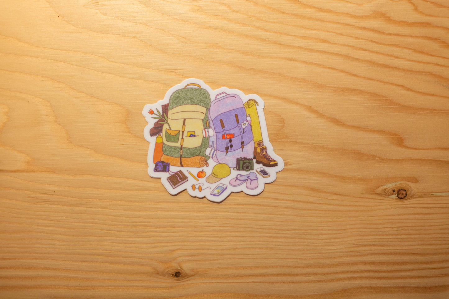 Autocollant voyageur