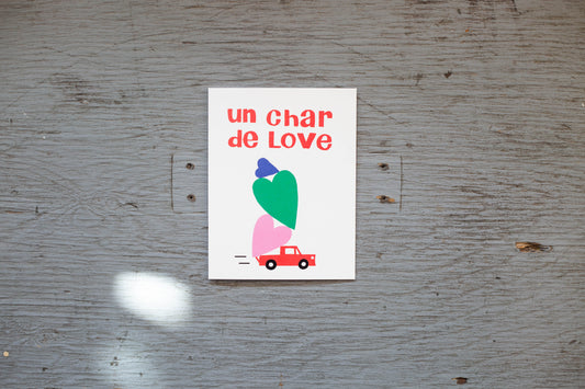 Carte de souhaits Studio Toute - Char de Love