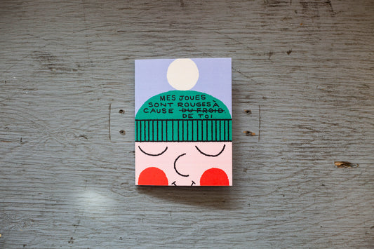 Carte de souhaits Studio Toute - Joues Rouges