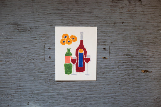 Carte de vœux Tous nos sens