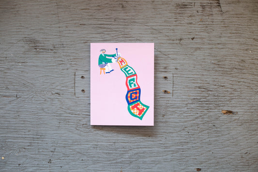 Carte de souhaits Studio Toute - Merci Tricoté