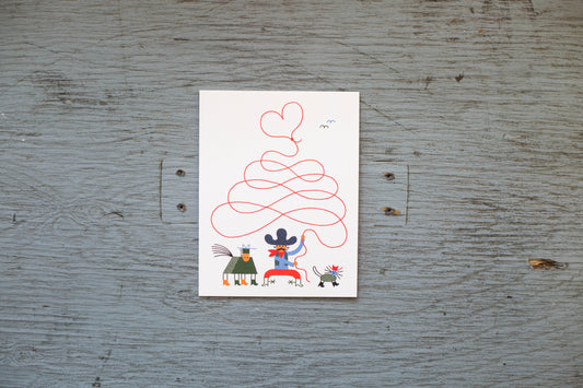 Carte de Vœux Cowboy