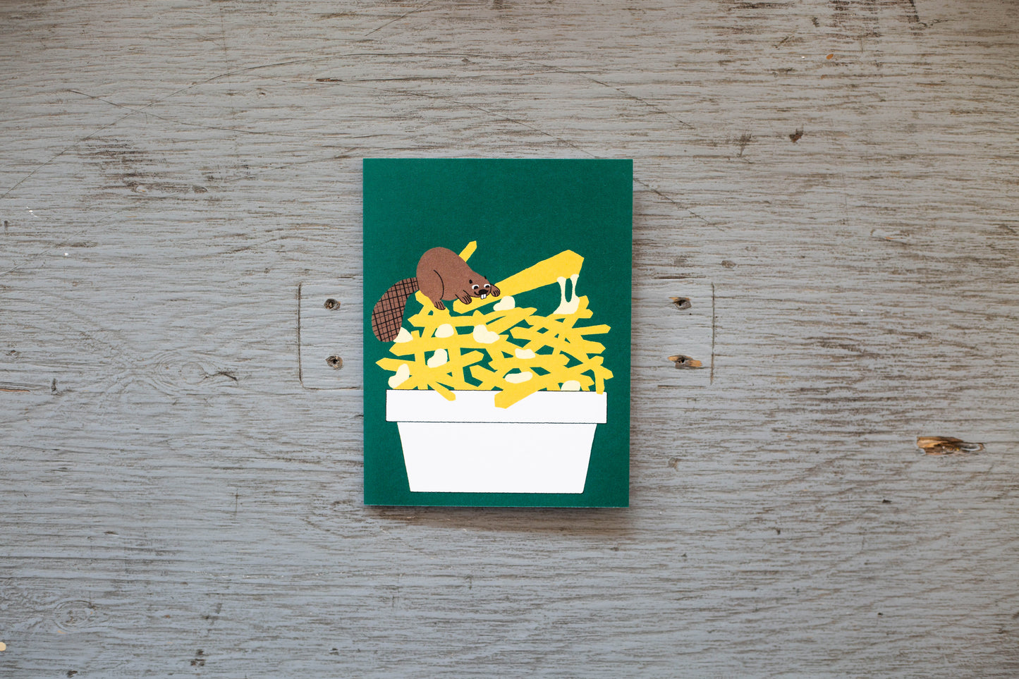 Carte de souhaits Studio Toute - Castor Poutine