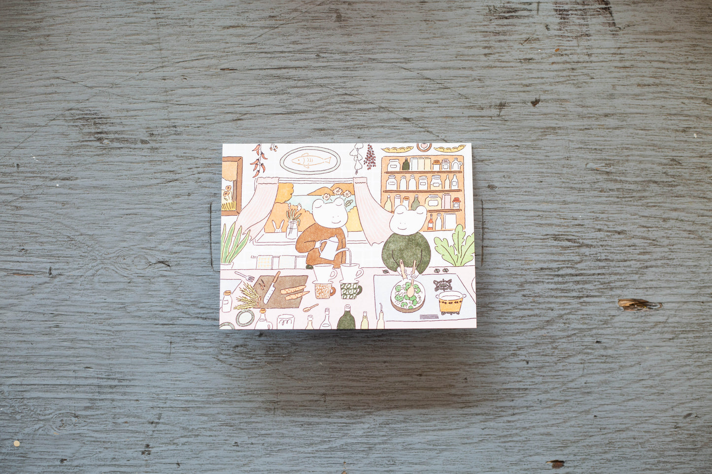 Carte de souhait - Grenouilles Cuisine   / Foonie