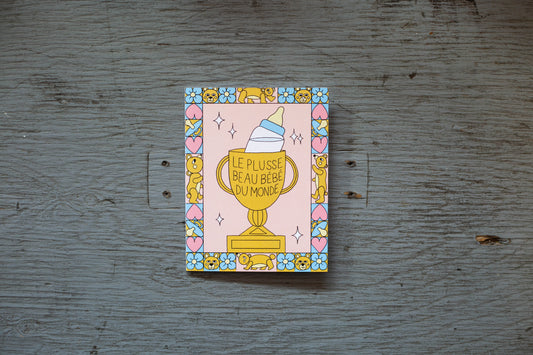 Carte de souhaits Studio Toute - Plusse Beau Bébé