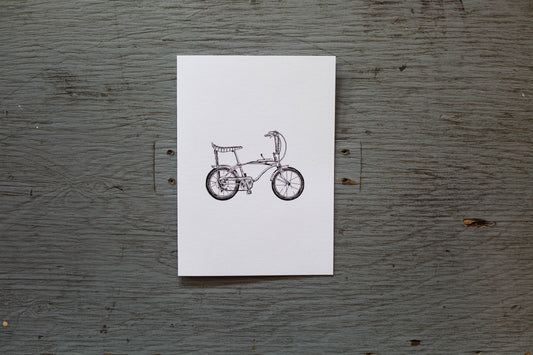 Carte de souhaits Cindy Labrecque - Bicyclette