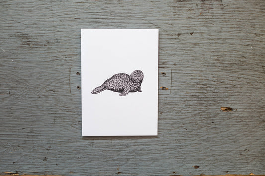 Carte de souhaits Cindy Labrecque - Phoque