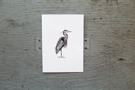Carte de souhaits Cindy Labrecque - Grand Héron