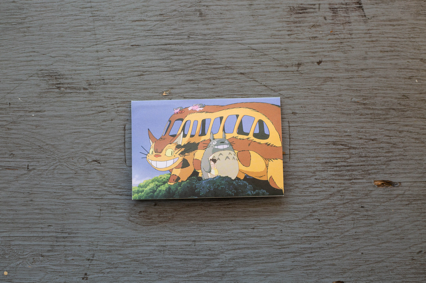 Carte de souhaits pop-up Totoro no2
